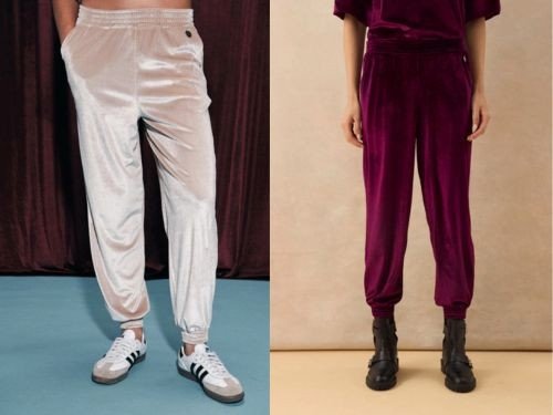 PANTALON IRIS MUJER JOGGER PLUSH CON PUÑO PRUSSIA