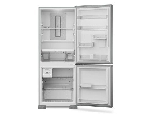 Heladera Whirlpool WRE57CK Plata 449 Litros No Frost Inverter