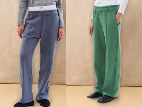 PANTALON MACHINE MUJER RUSTICO CON DOBLE CINTURA PRUSSIA