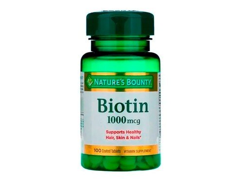 Natures Bounty Biotin 1000mcg Suplemento Cabello Uñas Piel