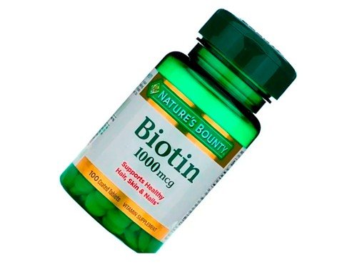Natures Bounty Biotin 1000mcg Suplemento Cabello Uñas Piel