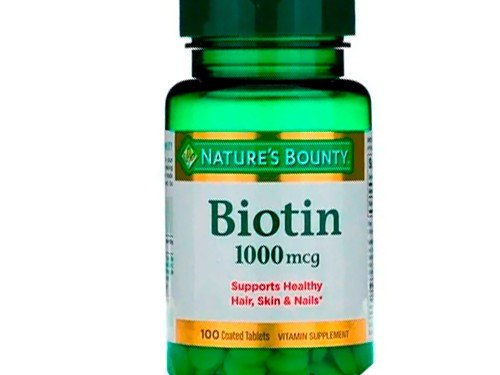 Natures Bounty Biotin 1000mcg Suplemento Cabello Uñas Piel