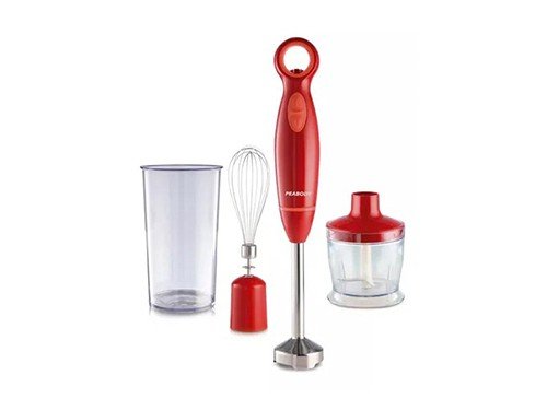 Licuadora Peabody PE-LMA323R de Mano 600W Roja con Picador