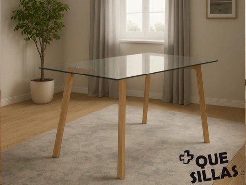 Mesa de vidrio Mumbai 120 x 80