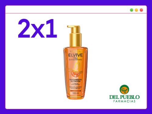 Óleo Extraordinario tratamiento intensivo Elvive L´Oréal Paris x 100ml