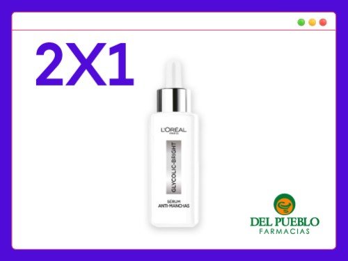 Sérum L´Oreal Paris Anti Manchas Glycolic Bright x 30 ml