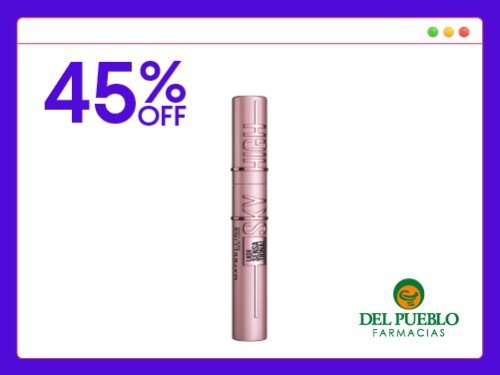 Mascara de Pestañas Maybelline Sky High