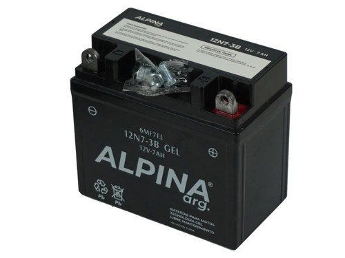 Bateria Gel Alpina 12n7-3b Zanella Zr 200 Ohc