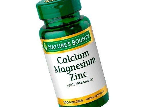 Natures Bounty Suplemento Dietario Calcio Magnesio Zinc 100c