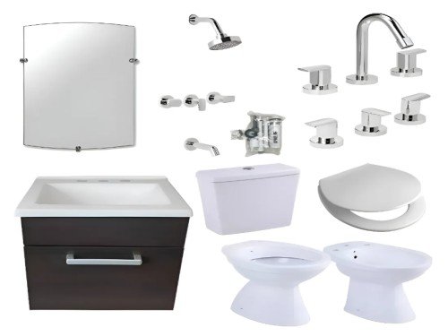 Juego De Baño Combo De Sanitarios Roca Capea Griferia Envio