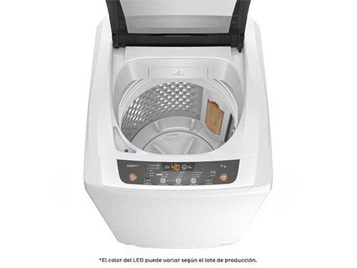 Lavarropas Gafa Fuzzy Fit 7Kg 760Rpm Blanco