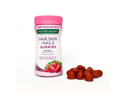 Natures Bounty Hair Skin Nails Gummis Suplemento Gomitas X40