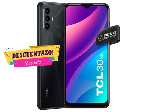 Celular Libre 128GB 30SE TCL