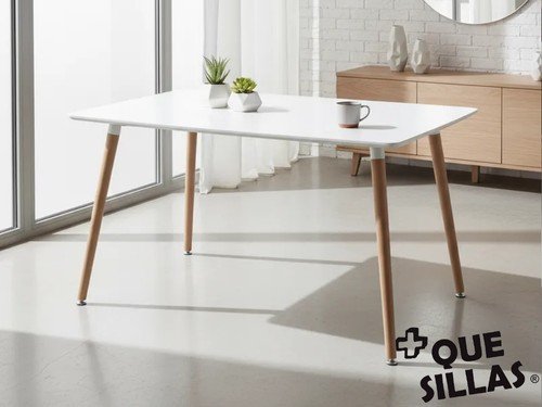 Mesa Nordica Eames Rectangular Comedor 140 X 80