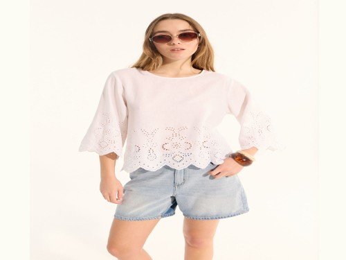 CAMISA BORDADA MARYLAND