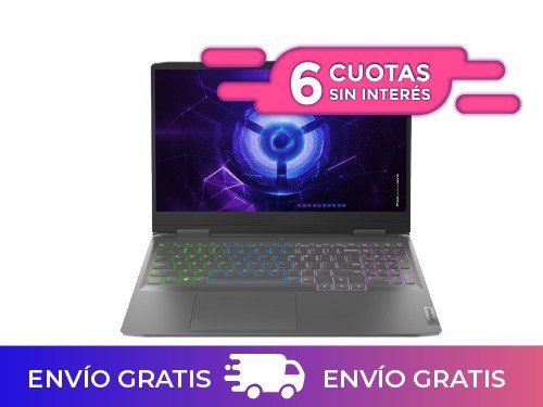 Notebook Lenovo LOQ 15IAX9E 15.6" FHD 144HZ  i5-12450HX 12GB RTX3050