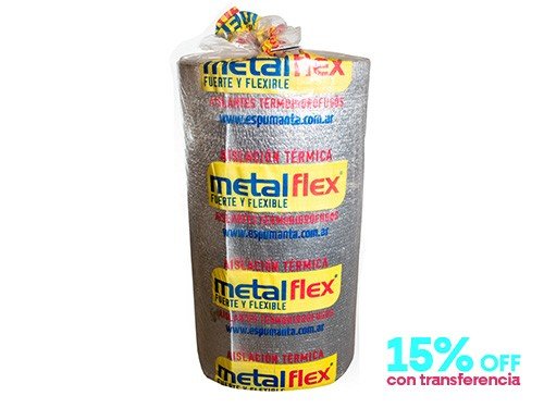 EPM10 x20 (AISLANTE TÉRMICO ALUMINIZADO) 10MM 1X20Mts.