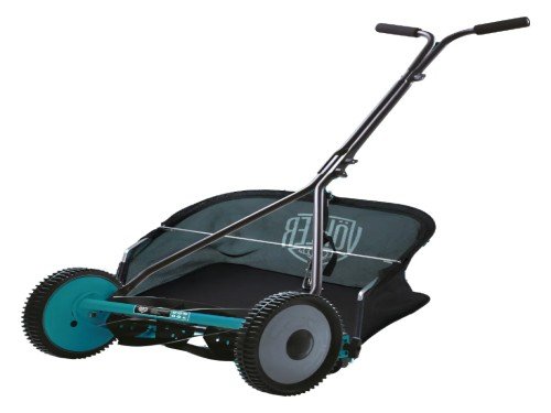 Cortacésped Helicoidal Vöhler Vhhlm16a C/bolsa Recolectora Color Azul