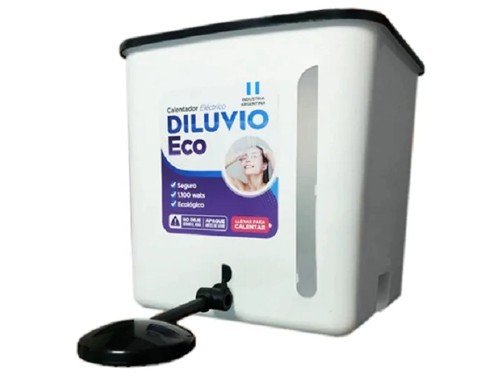Calefón Eléctrico 1100w PVC Diluvio