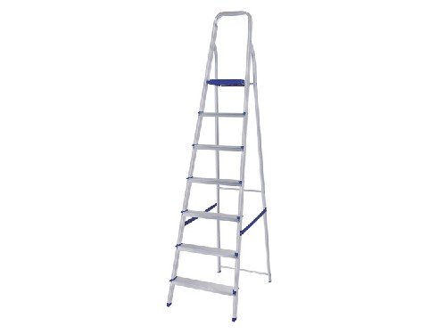 Escalera Mor 005105 7 Escalones Aluminio