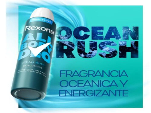 Desodorante Aerosol Todo El Cuerpo Rexona Ocean Rush 150ml