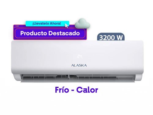 Aire Acondicionado Split Alaska 3200W Frío/Calor AS35WCEW