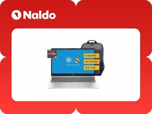 Notebook Hp 15-Fc0251la R5-7520u Amd15" 8/512 Gb