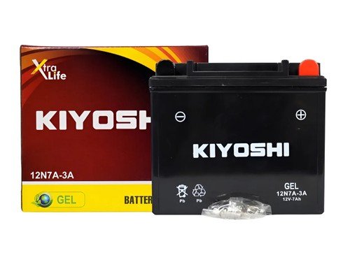 Bateria Moto Kiyoshi 12n7a-3a Gel Libre De Mantenimiento