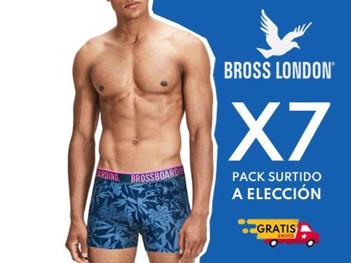 Pack X7 Bóxer Bross Estampado