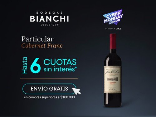 Vino Tinto Premium Bianchi Particular Malbec añada 2023