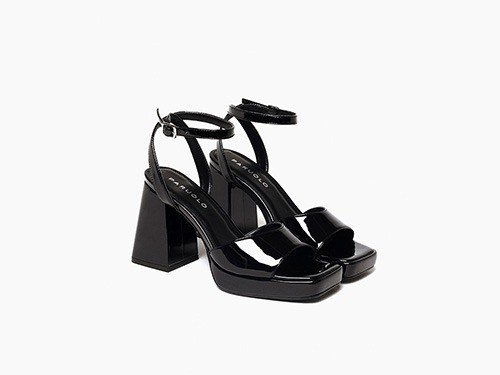 Sandalia Negra / PARUOLO