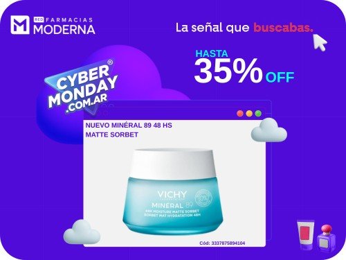 Vichy Mineral 89 48Hs Gel Matte Sorbet 50 ml