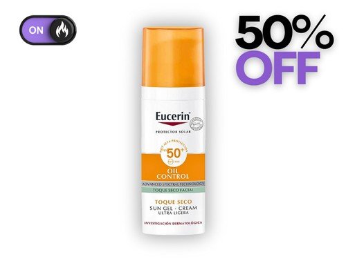 Eucerin Protector Solar Oil Control Sun Gel Toque Seco Fps 50