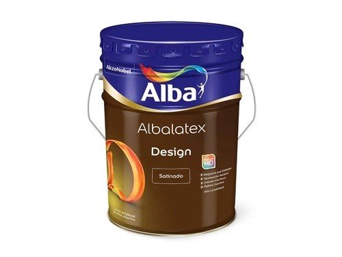 Latex Interior Albalatex Design Satinado Blanco 20 Lts Alba