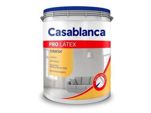 Látex Interior Casablanca Pro Blanco Mate 20 Litros