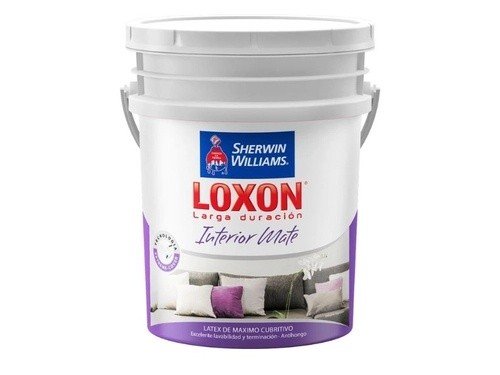 Latex Interior Loxon Mate Blanco 20 Lts Sherwin Williams