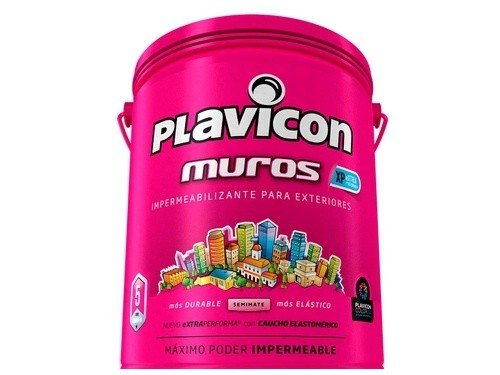 Impermeabilizante Plavicon Muros Blanco 25 Kg