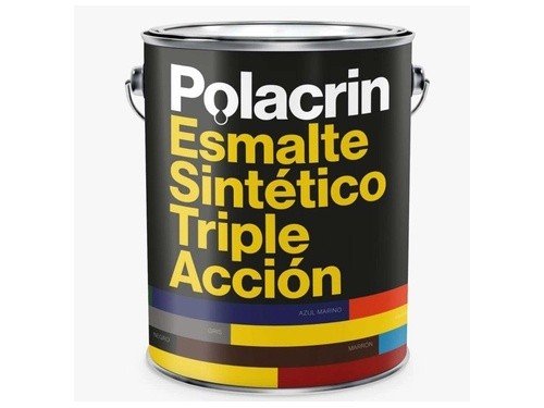 Esmalte Sintetico Triple Acción Polacrin Blanco 4Lts