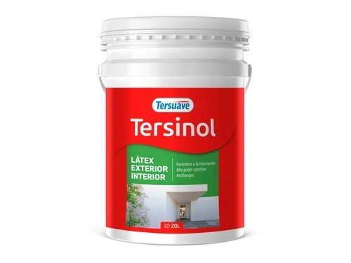 Látex Interior Exterior Tersinol Mate Blanco 20 Lts