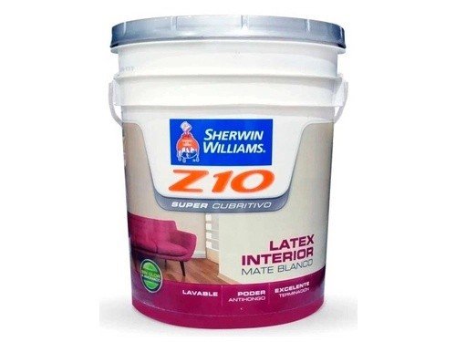 Latex Interior Z10 Mate Blanco 20 Lts Sherwin Williams