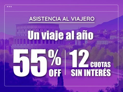 Asistencia al Viajero - Basic PAX (desde 4 días) al 55% off