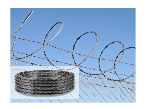 Rollo alambre de concertina Simple Galvanizado de 30cm Ranchero