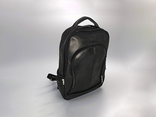 Mochila porta notebook de cuero Charles