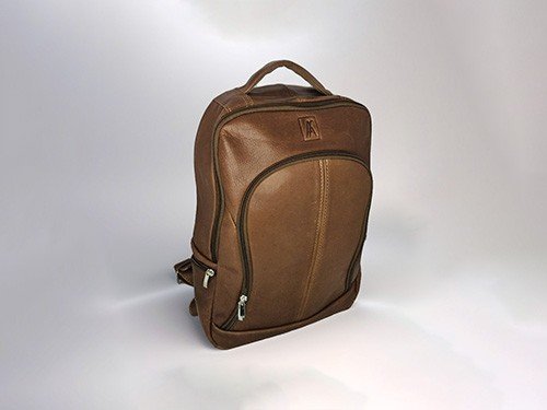 Mochila porta notebook de cuero Charles