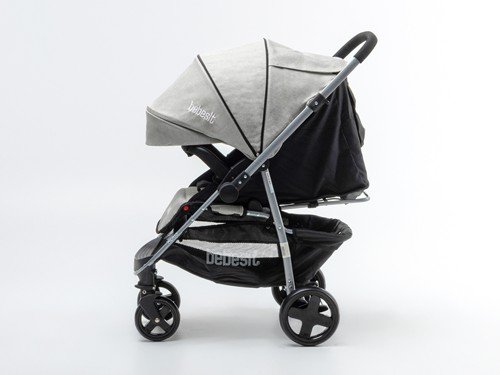 Cochecito de Paseo Manillar Rebatible Gris