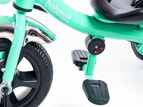 Triciclo con Manija Verde