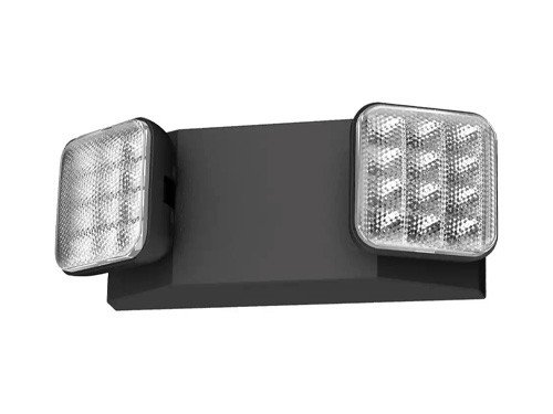 LUZ DE EMERGENCIA DUAL NEGRA