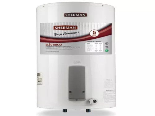 Termotanque eléctrico Sherman 85 lts colgar carga inferior 2000 watts