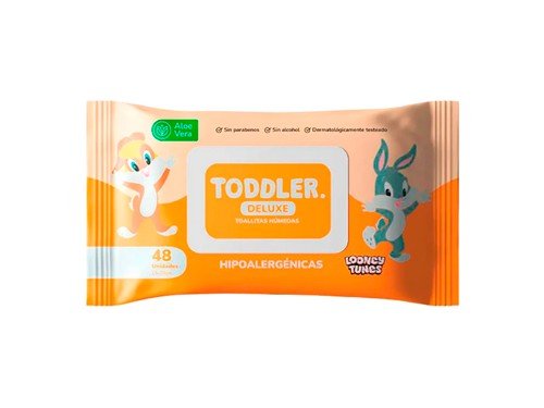 Toddler Deluxe Kit X6 Toallitas Húmedas Bebé Aloe Vera 48u