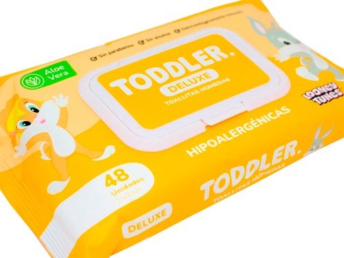 Toddler Deluxe Kit X6 Toallitas Húmedas Bebé Aloe Vera 48u